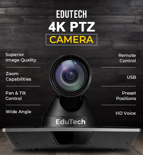 Edutech auto tracking 4K PTZ Camera