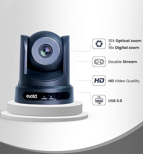 Evota 10X HD PTZ Camera Conference Room Setup