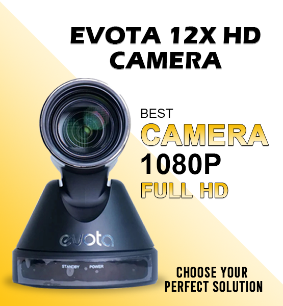 Evota 12X HD PTZ Camera Conference Room Setup