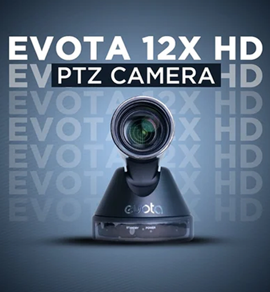 Evota 12X HD PTZ Camera Rear Ports and Connectivity