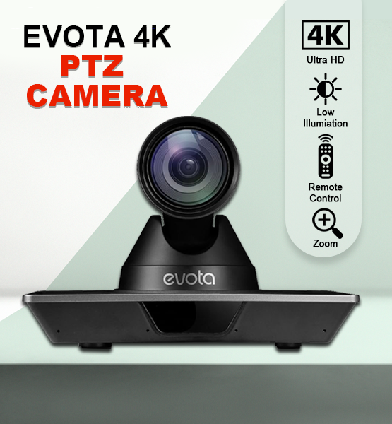 Evota 4K PTZ Camera studio and live streaming use