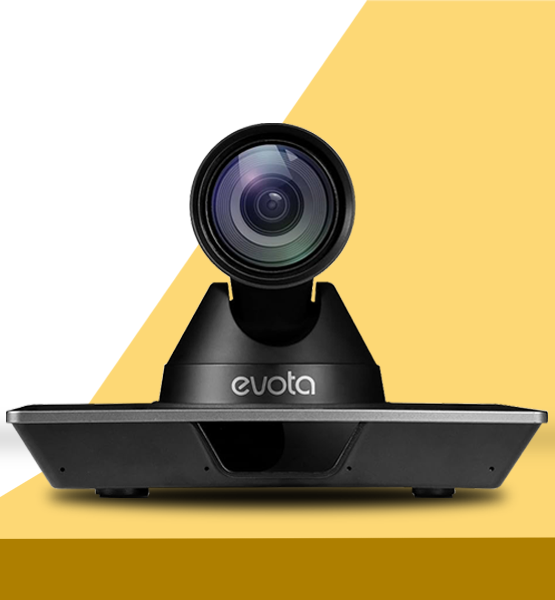 Evota 4K PTZ Camera side angle showing sleek design