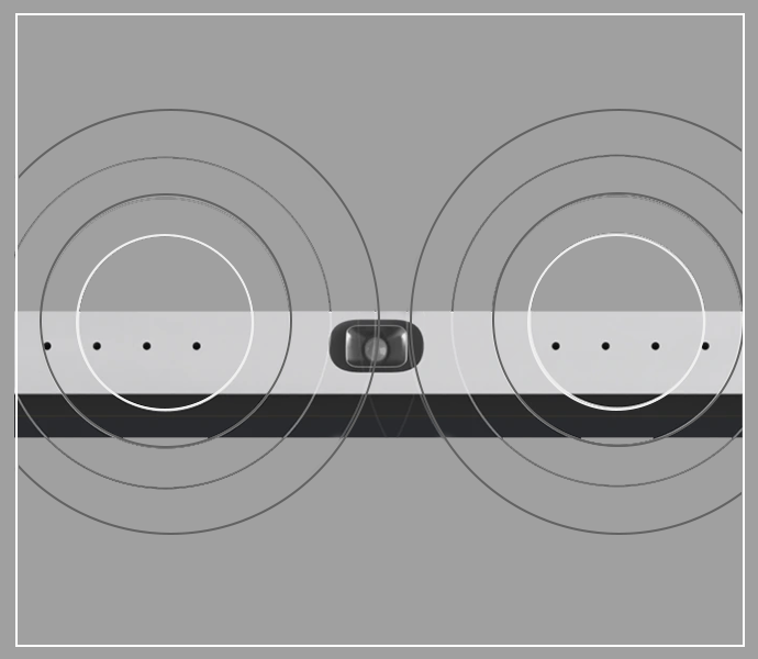 In-built 8-array omni-directional microphone for smart boards