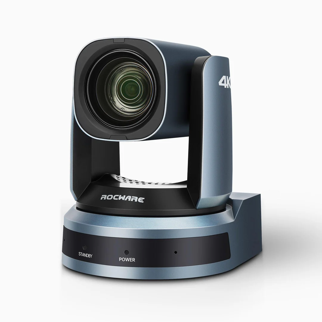 Rocware RC841U 4K PTZ Camera front view with Auto Framing and Humanoid Tracking